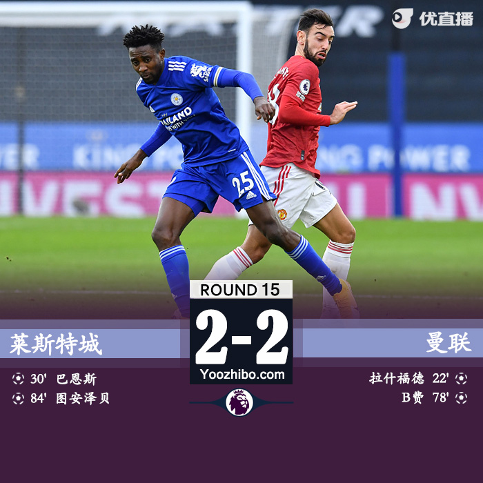 莱斯特城2-2<a href=/zuqiujingsai/manlian/ target=_blank class=infotextkey>曼联</a>